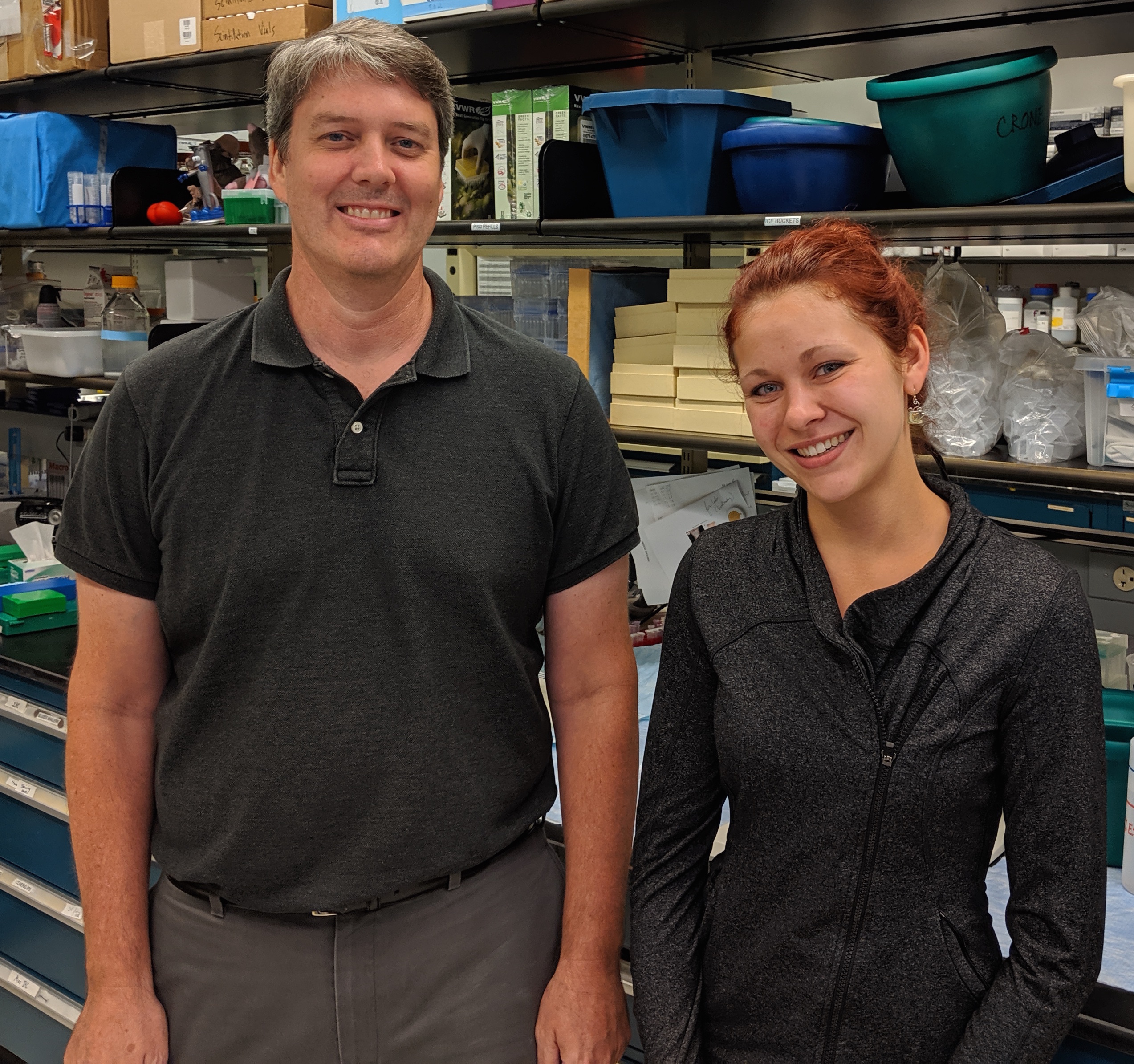 PhD Candidate Victoria Jensen and Dr. Steven Crone tell the story about their eNeuro paper that showed that glutamatergic V2a neurons participate in a circuit that serves to constrain the activity of accessory respiratory muscles so that they are active only when needed.